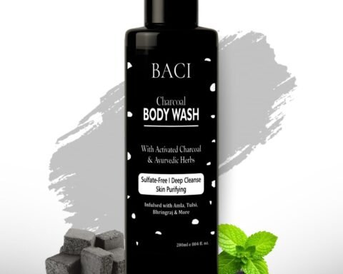 Baci Activated Charcoal Body Wash